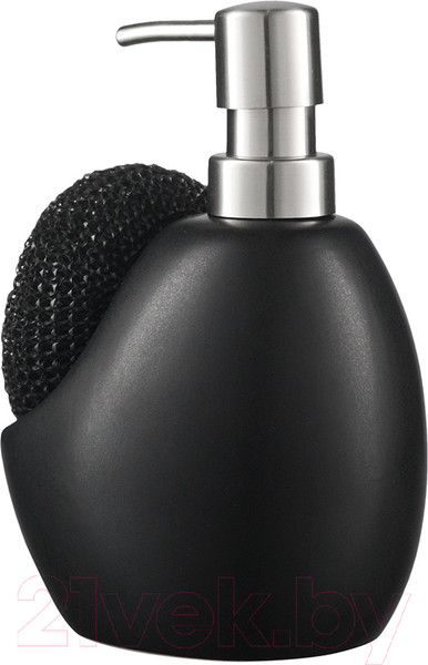 Изображение товара Дозатор моющего средства с губкой Smart Solutions Lystad / WNM-SS-DSPLYS-CR-BLK (черный)