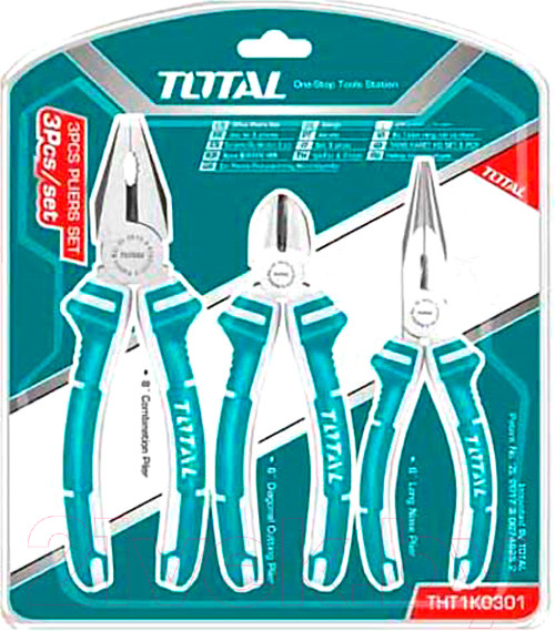 Изображение товара Набор губцевого инструмента TOTAL THT1K0311 (3шт)