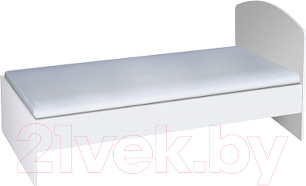 Изображение товара Односпальная кровать Polini Kids Basic 90x180 / 0001186.9 (белый)