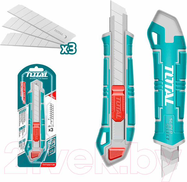 Изображение товара Нож пистолетный TOTAL THT522136