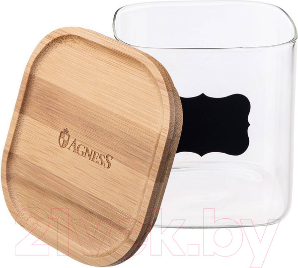 Изображение товара Емкость для хранения Agness Native / 886-109