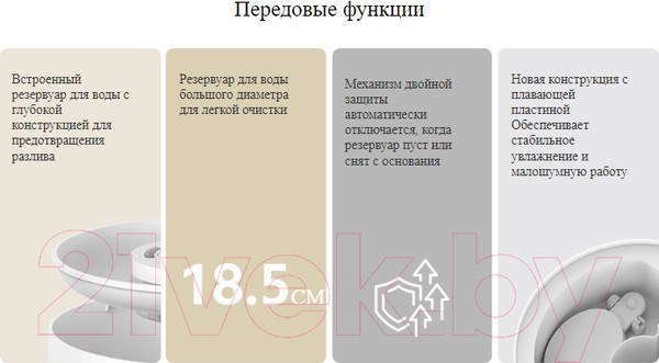 Изображение товара Ультразвуковой увлажнитель воздуха Xiaomi Smart Humidifier 2 MJJSQ05DY / BHR6026EU