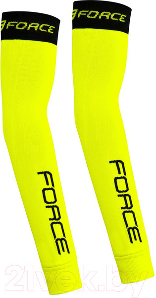 Изображение товара Рукава велосипедные FORCE 2 Knitted / 900191-S-M-F (флуоресцентный)