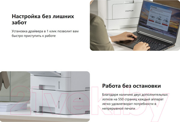 Изображение товара МФУ Pantum BM5100FDW