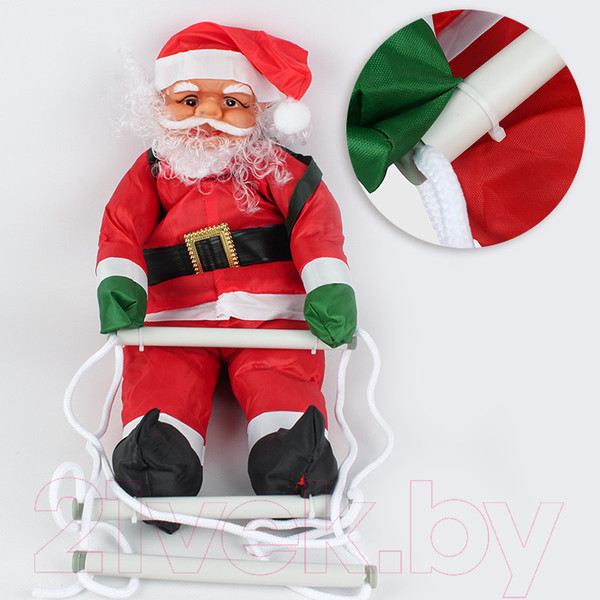 Изображение товара Подвеска новогодняя Darvish Санта на лестнице / DV-C-271