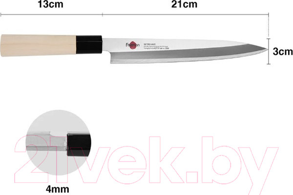 Изображение товара Нож Fissman Янагиба Kensei Hanzo 2580