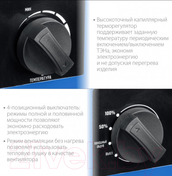 Изображение товара Тепловая пушка электрическая Зубр ТП-П9