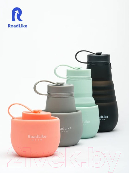 Изображение товара Бутылка для воды RoadLike Mojo / 376044 (500мл, коралловый)