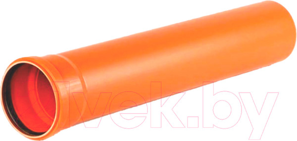 Изображение товара Труба наружной канализации Хемкор ПВХ SN4 160x4x1000 / 1491063