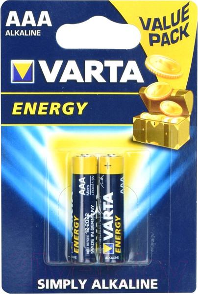 Изображение товара Комплект батареек Varta Energy LR03 / 4103 229 412