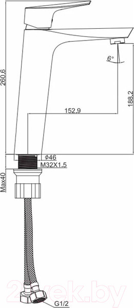 Изображение товара Смеситель Maxonor Pure Life MN1173-8
