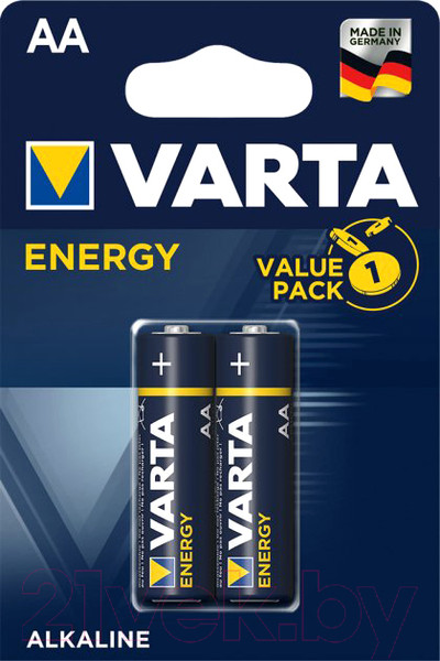 Изображение товара Комплект батареек Varta Energy LR6 / 4106 229 412