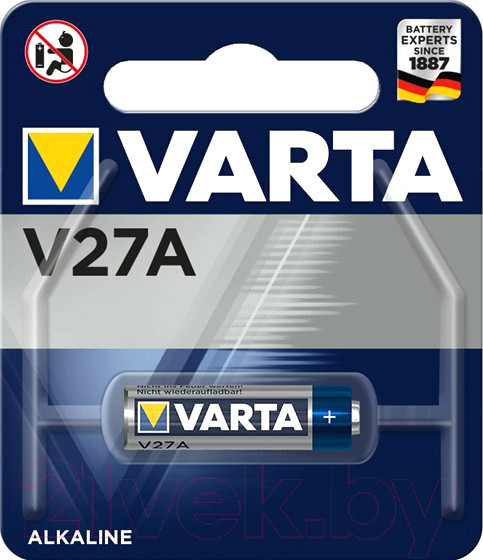 Изображение товара Батарейка Varta Electronics V 27A BL1 / 4227 101 401