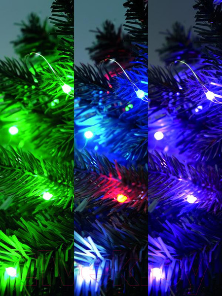 Изображение товара Светодиодная гирлянда SHLights Нить / ILDM048RGB-C-USB-RC 48 RGB (4.8м)