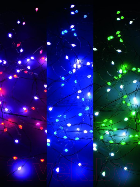 Изображение товара Светодиодная гирлянда SHLights Нить / ILDM048RGB-C-USB-RC 48 RGB (4.8м)
