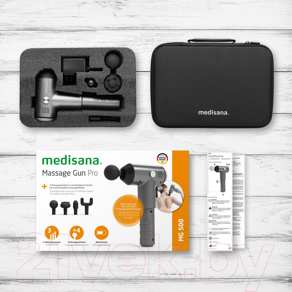 Изображение товара Массажный пистолет Medisana Pro MG 500