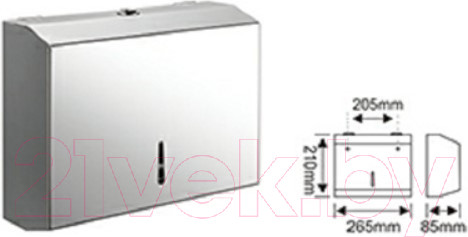 Изображение товара Держатель для туалетной бумаги Ekko E500