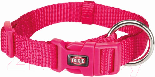 Изображение товара Ошейник Trixie Premium Collar 201511 (S-M, фуксия)