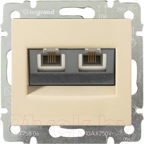 Изображение товара Розетка Legrand Valena 696742 (слоновая кость)