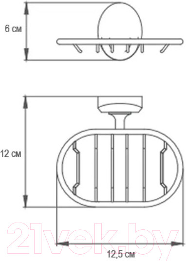 Изображение товара Мыльница Ekko E3602-1