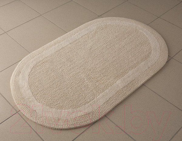 Изображение товара Коврик для ванной Bisk Elips 850132 (130x70, кремовый)
