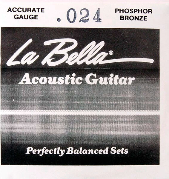 Изображение товара Струна для акустической гитары La Bella PW024