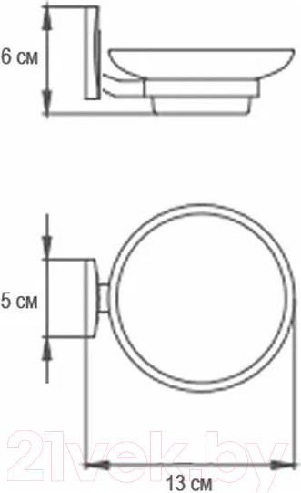 Изображение товара Мыльница Ekko E1602