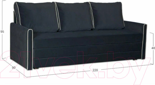 Изображение товара Диван Асмана Новинка дельфин (Oskar Stone)