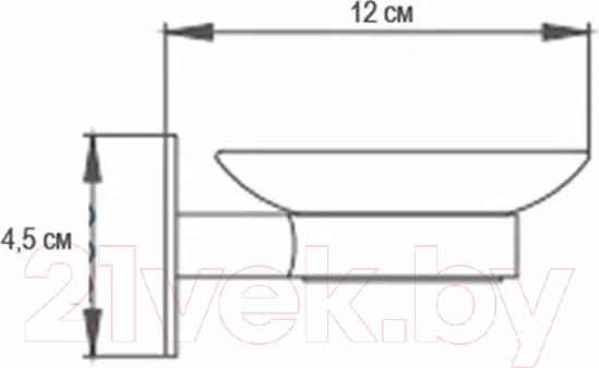 Изображение товара Мыльница Ekko E1702