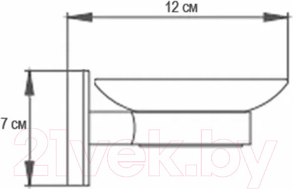 Изображение товара Мыльница Ekko E1902