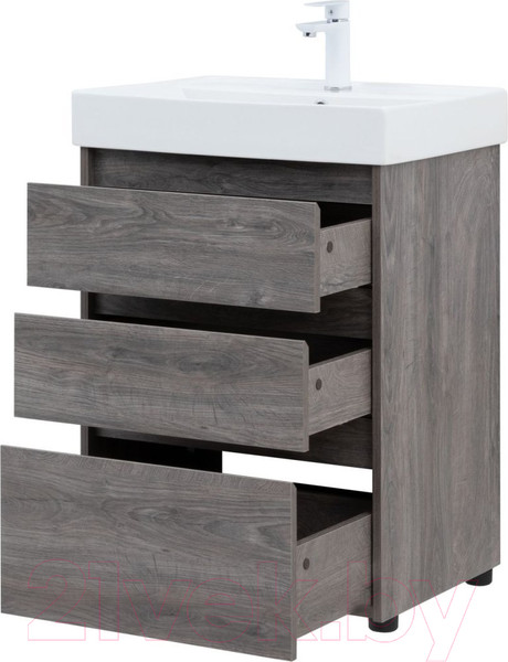 Изображение товара Тумба под умывальник Aquanet Nova Lite 60 / 302470 (дуб рошелье)