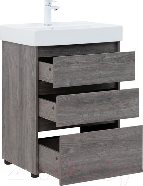 Изображение товара Тумба под умывальник Aquanet Nova Lite 60 / 302470 (дуб рошелье)