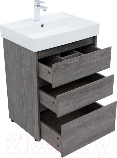 Изображение товара Тумба под умывальник Aquanet Nova Lite 60 / 302470 (дуб рошелье)