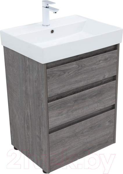 Изображение товара Тумба под умывальник Aquanet Nova Lite 60 / 302470 (дуб рошелье)