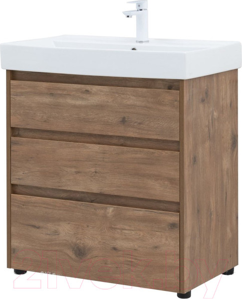 Изображение товара Тумба под умывальник Aquanet Nova Lite 75 / 302474 (дуб рустикальный)