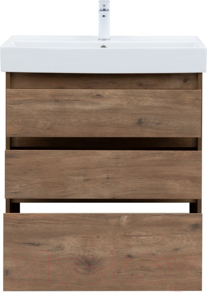 Изображение товара Тумба под умывальник Aquanet Nova Lite 75 / 302474 (дуб рустикальный)