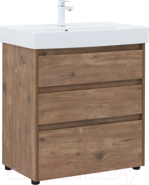 Изображение товара Тумба под умывальник Aquanet Nova Lite 75 / 302474 (дуб рустикальный)