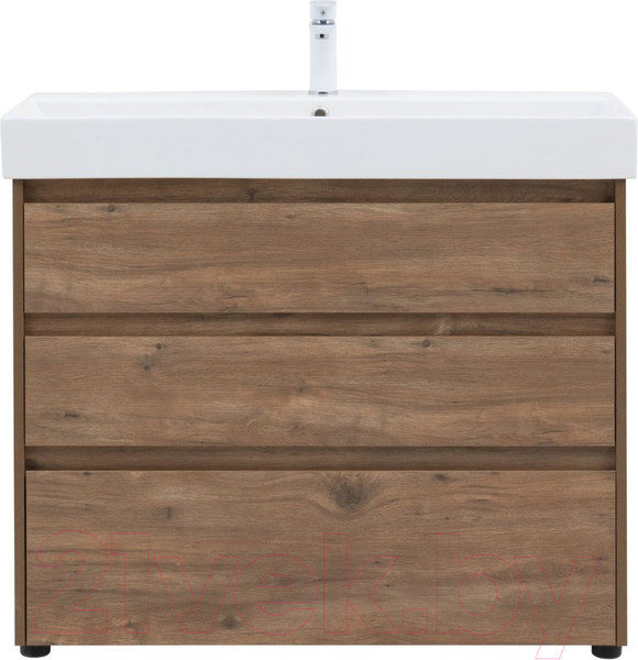 Изображение товара Тумба под умывальник Aquanet Nova Lite 100 / 302480 (дуб рустикальный)