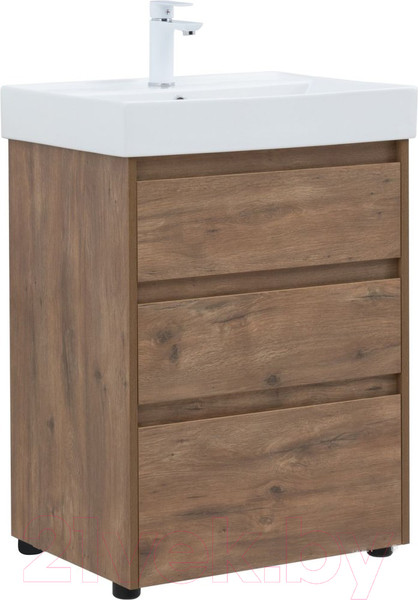 Изображение товара Тумба под умывальник Aquanet Nova Lite 60 / 302471 (дуб рустикальный)