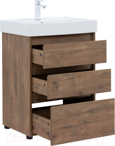 Изображение товара Тумба под умывальник Aquanet Nova Lite 60 / 302471 (дуб рустикальный)