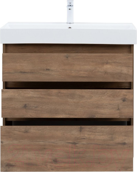 Изображение товара Тумба под умывальник Aquanet Nova Lite 85 / 302477 (дуб рустикальный)