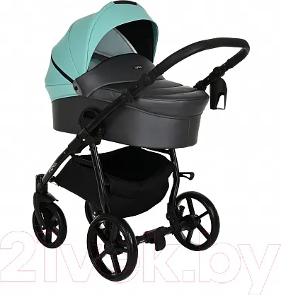 Изображение товара Детская универсальная коляска Tutis Novo 2 в 1 / 1142236 (Antracite Metalic/Mint)