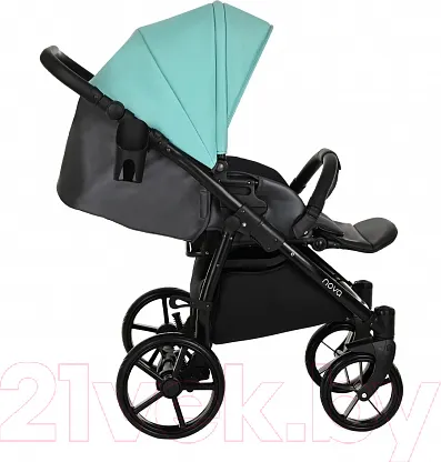 Изображение товара Детская универсальная коляска Tutis Novo 2 в 1 / 1142236 (Antracite Metalic/Mint)
