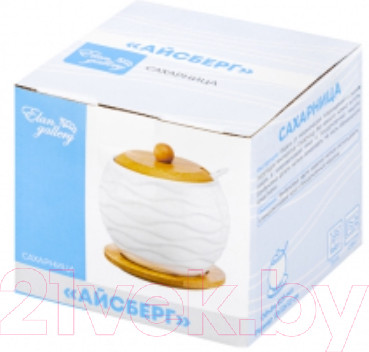 Изображение товара Сахарница Elan Gallery Айсберг волны 540131