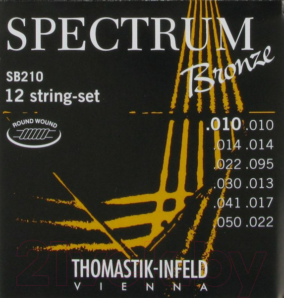 Изображение товара Струны для акустической гитары Thomastik Spectrum Bronze SB210