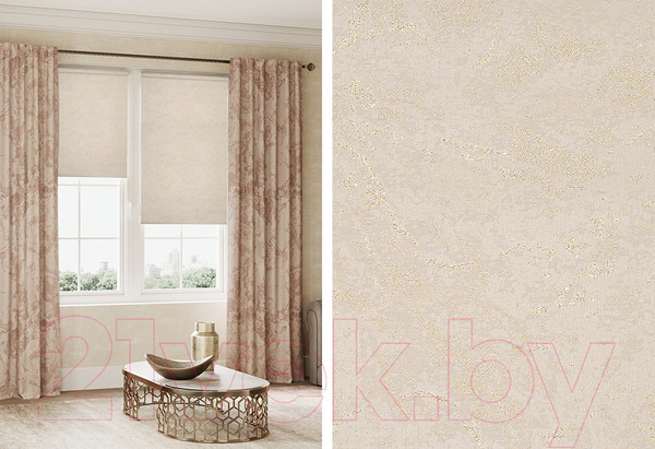 Изображение товара Рулонная штора LEGRAND Мэджик 160x175 / 58096249 (миндаль)