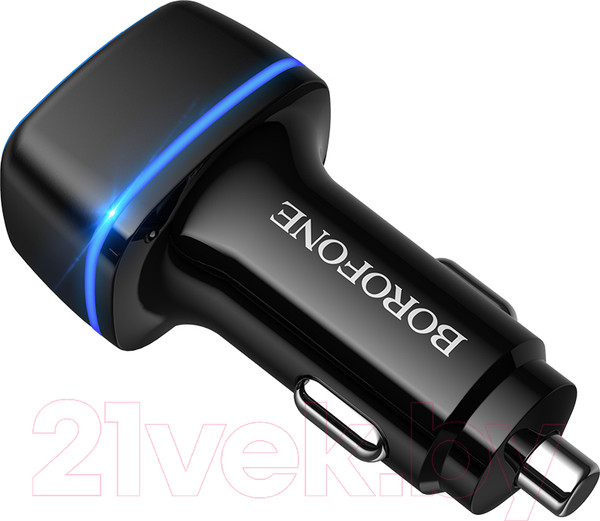 Изображение товара Зарядное устройство автомобильное Borofone BZ14 (черный)