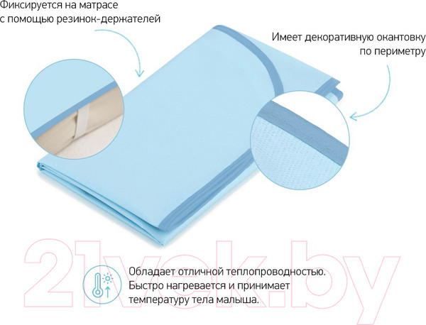 Изображение товара Клеенка детская Roxy-Kids R-0068 (голубой)