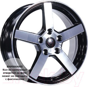 Изображение товара Литой диск NZ R-02 17x7" 4x100мм DIA 60.1мм ET 41мм BKF