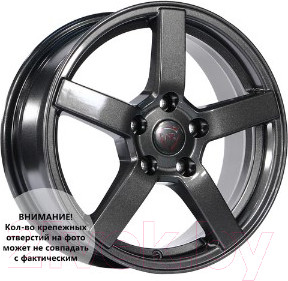 Изображение товара Литой диск NZ R-02 17x7" 4x100мм DIA 60.1мм ET 41мм Graphite